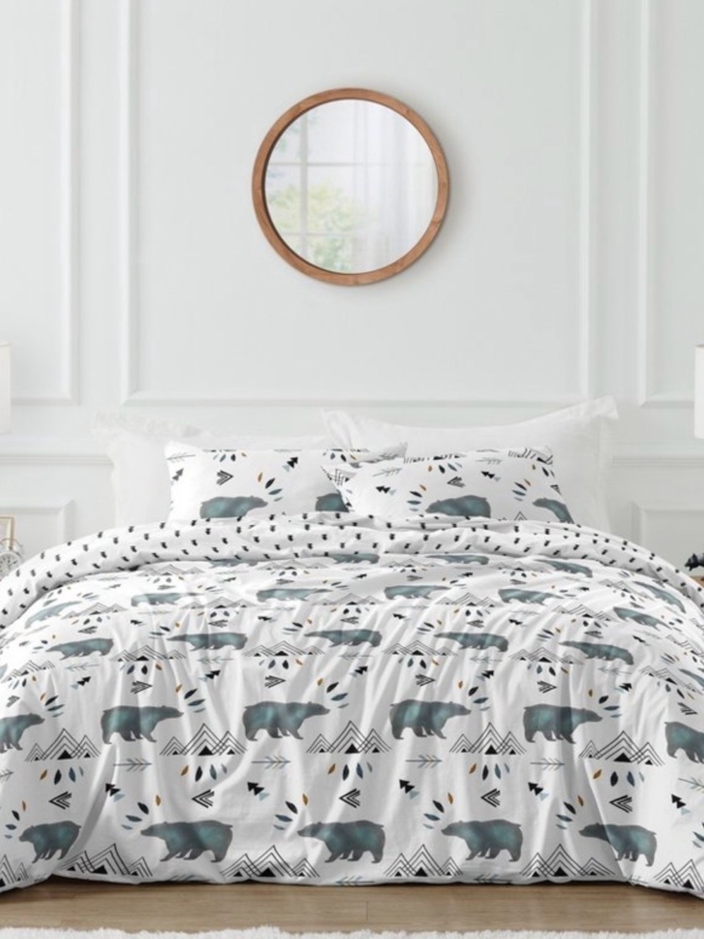 Sweet Jojo Designs "Bear Mountain" Full / Queen Comforter Bedding Set – Woodland